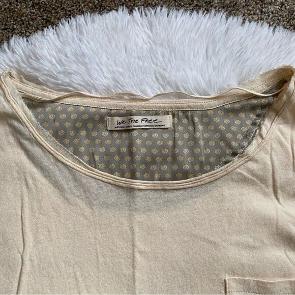 Free People We The Free Jade Tunic Top NEW Cream Balloon Sleeve Women’s Medium - Picture 4 of 12